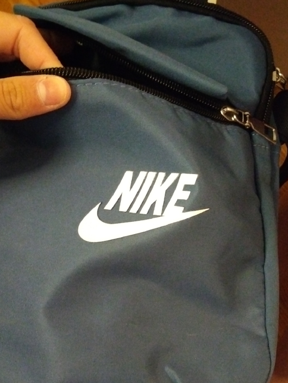Blue Nike Cross Body Bag Very Cute And Tactical - Picture 7 of 8